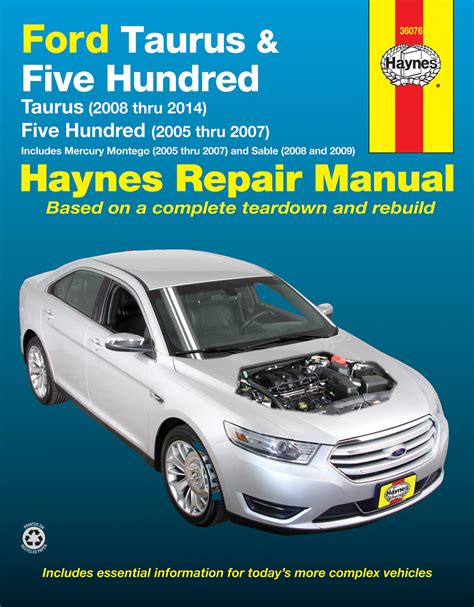 User manual Ford Five Hundred (2007) (English 